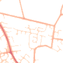 Daytime road noise heatmap for NR14 7TD