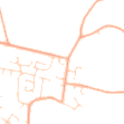 Daytime road noise heatmap for NR14 7TN