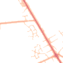 Daytime road noise heatmap for NR14 7TS