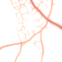 Daytime road noise heatmap for NR14 7XJ