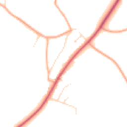 Daytime road noise heatmap for NR14 8AD