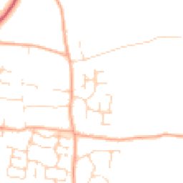 Daytime road noise heatmap for NR14 8AP