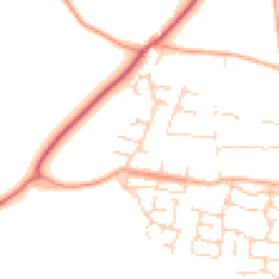 Daytime road noise heatmap for NR14 8BE