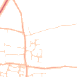 Daytime road noise heatmap for NR14 8BQ