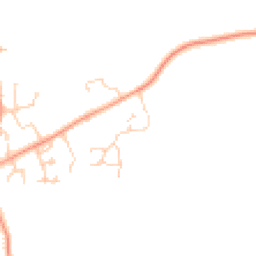 Daytime road noise heatmap for NR14 8FF
