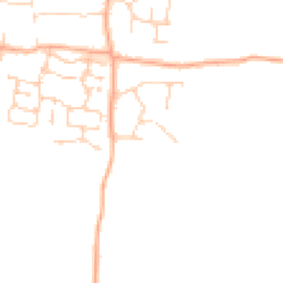 Daytime road noise heatmap for NR14 8FG
