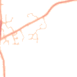 Daytime road noise heatmap for NR14 8GR