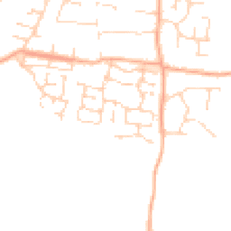 Daytime road noise heatmap for NR14 8GU