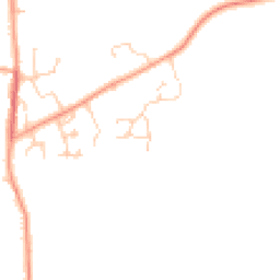 Daytime road noise heatmap for NR14 8GW