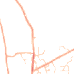 Daytime road noise heatmap for NR14 8HR