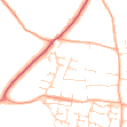 Daytime road noise heatmap for NR14 8JE