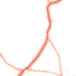 Daytime road noise heatmap for NR14 8JW