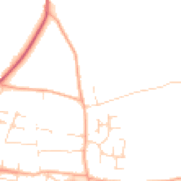 Daytime road noise heatmap for NR14 8LX