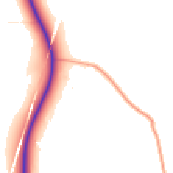 Daytime road noise heatmap for NR14 8PF