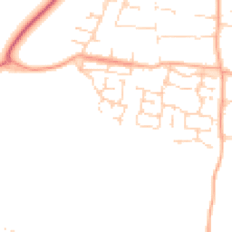 Daytime road noise heatmap for NR14 8QQ