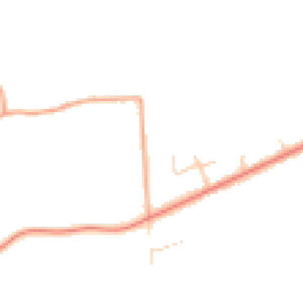 Daytime road noise heatmap for NR14 8RG