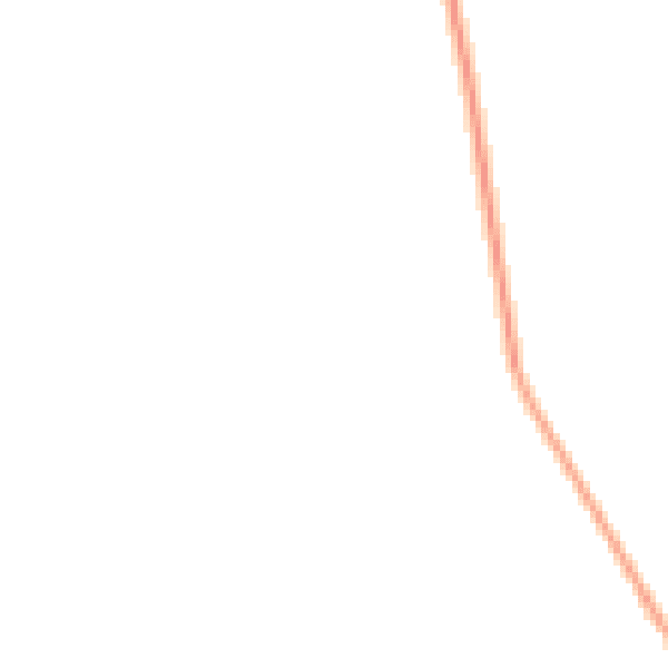Night-time road noise heatmap for NR14 8SE