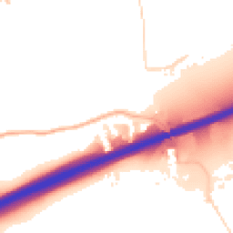 Daytime road noise heatmap for NR14 8TY