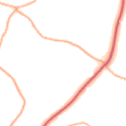 Daytime road noise heatmap for NR16 1BL
