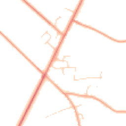 Daytime road noise heatmap for NR16 1DQ