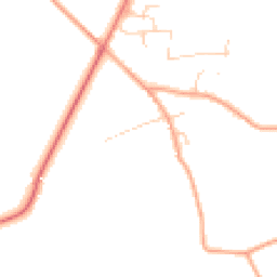 Daytime road noise heatmap for NR16 1LF
