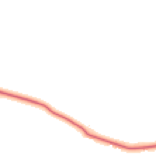 Daytime road noise heatmap for NR16 1NY