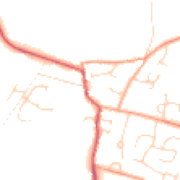 Daytime road noise heatmap for NR16 2AD