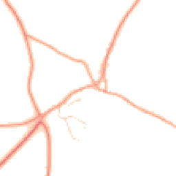 Daytime road noise heatmap for NR16 2AH