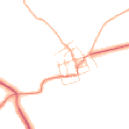 Daytime road noise heatmap for NR16 2BB