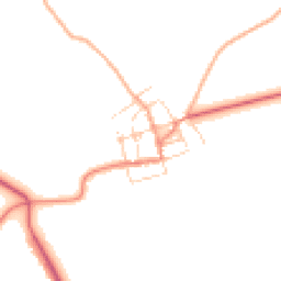 Daytime road noise heatmap for NR16 2BJ