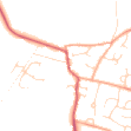 Daytime road noise heatmap for NR16 2BN