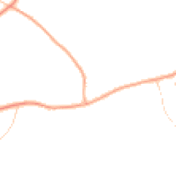 Daytime road noise heatmap for NR16 2DY