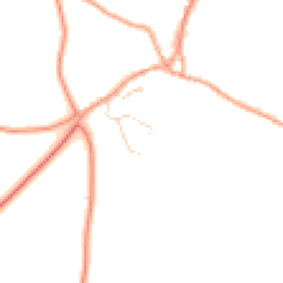 Daytime road noise heatmap for NR16 2DZ