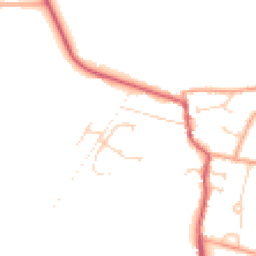 Daytime road noise heatmap for NR16 2LW