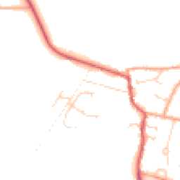 Daytime road noise heatmap for NR16 2LX