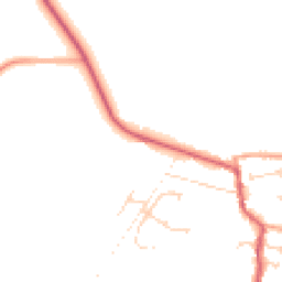Daytime road noise heatmap for NR16 2NA