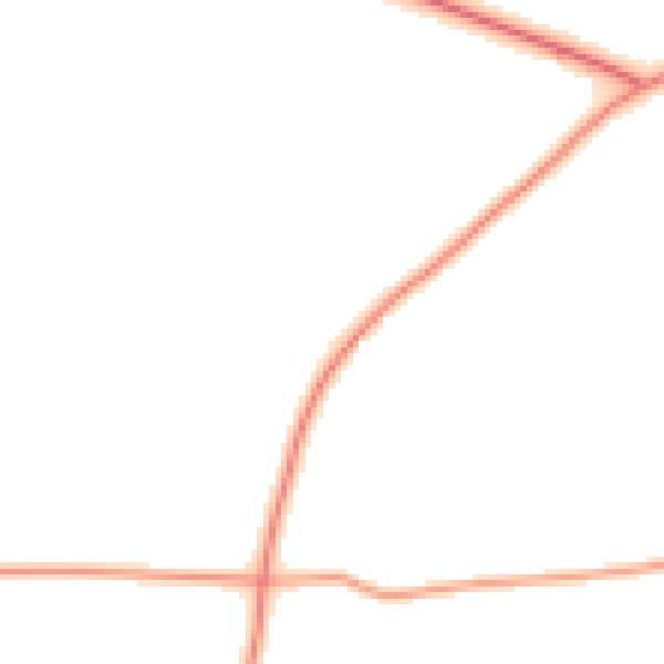 Daytime road noise heatmap for NR17 1BT