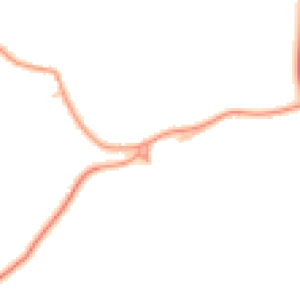 Daytime road noise heatmap for NR17 1DB