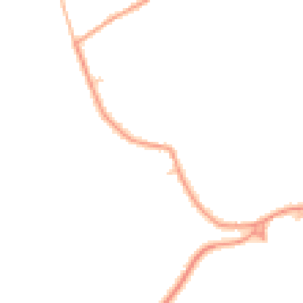Daytime road noise heatmap for NR17 1DD