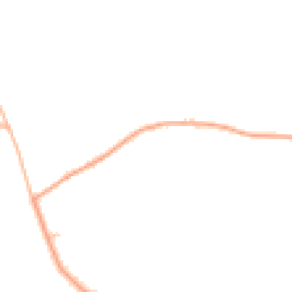 Daytime road noise heatmap for NR17 1DG