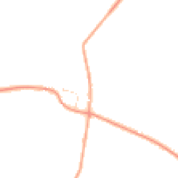 Daytime road noise heatmap for NR17 1DU