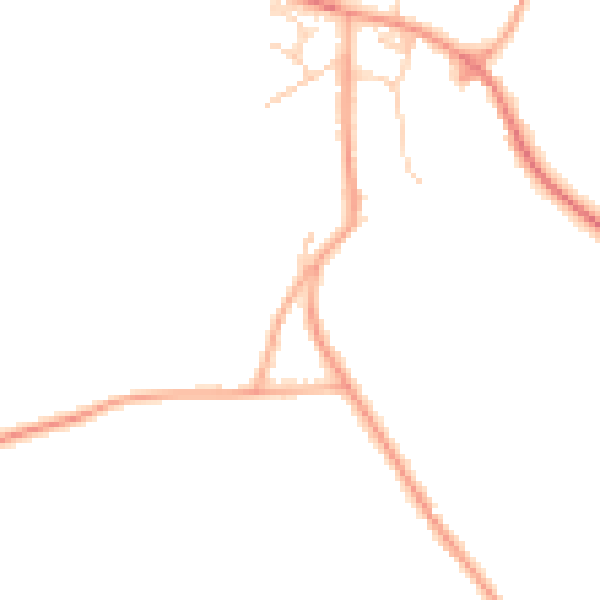 Daytime road noise heatmap for NR17 1FW