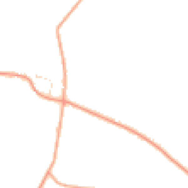 Daytime road noise heatmap for NR17 1FX