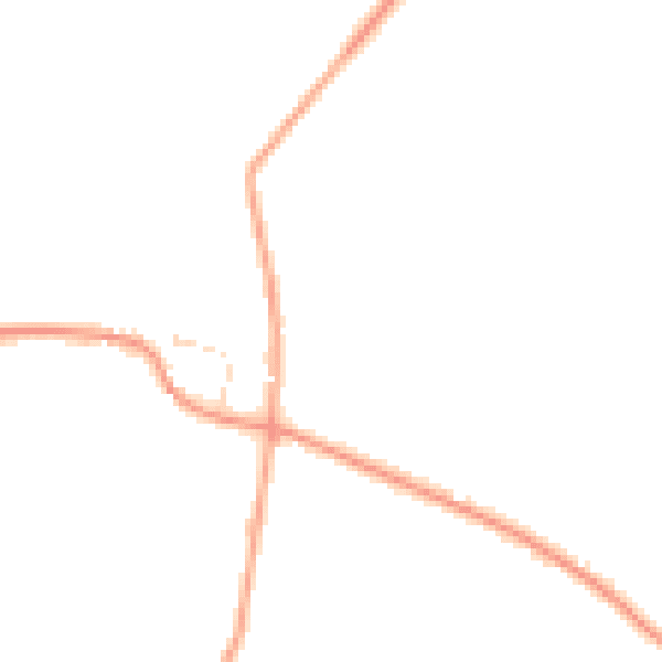 Daytime road noise heatmap for NR17 1HJ