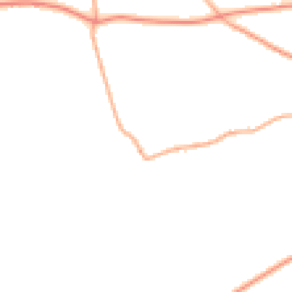 Daytime road noise heatmap for NR17 1PB