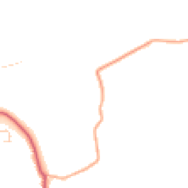 Daytime road noise heatmap for NR17 1PL