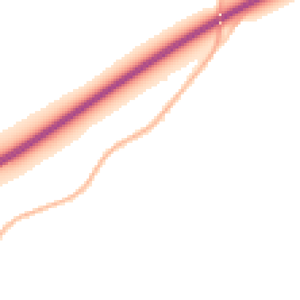 Night-time road noise heatmap for NR17 2GY