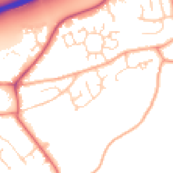 Daytime road noise heatmap for NR17 2NF