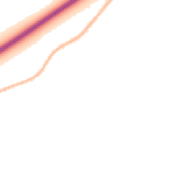 Night-time road noise heatmap for NR17 2NS