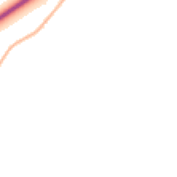 Night-time road noise heatmap for NR17 2NY